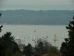 Des Moines Marina Yacht Club sailboat race.